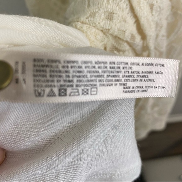 Anthropologie Lilka Bellflower Lace Maxi Dress Ivory XS - Picture 7 of 13